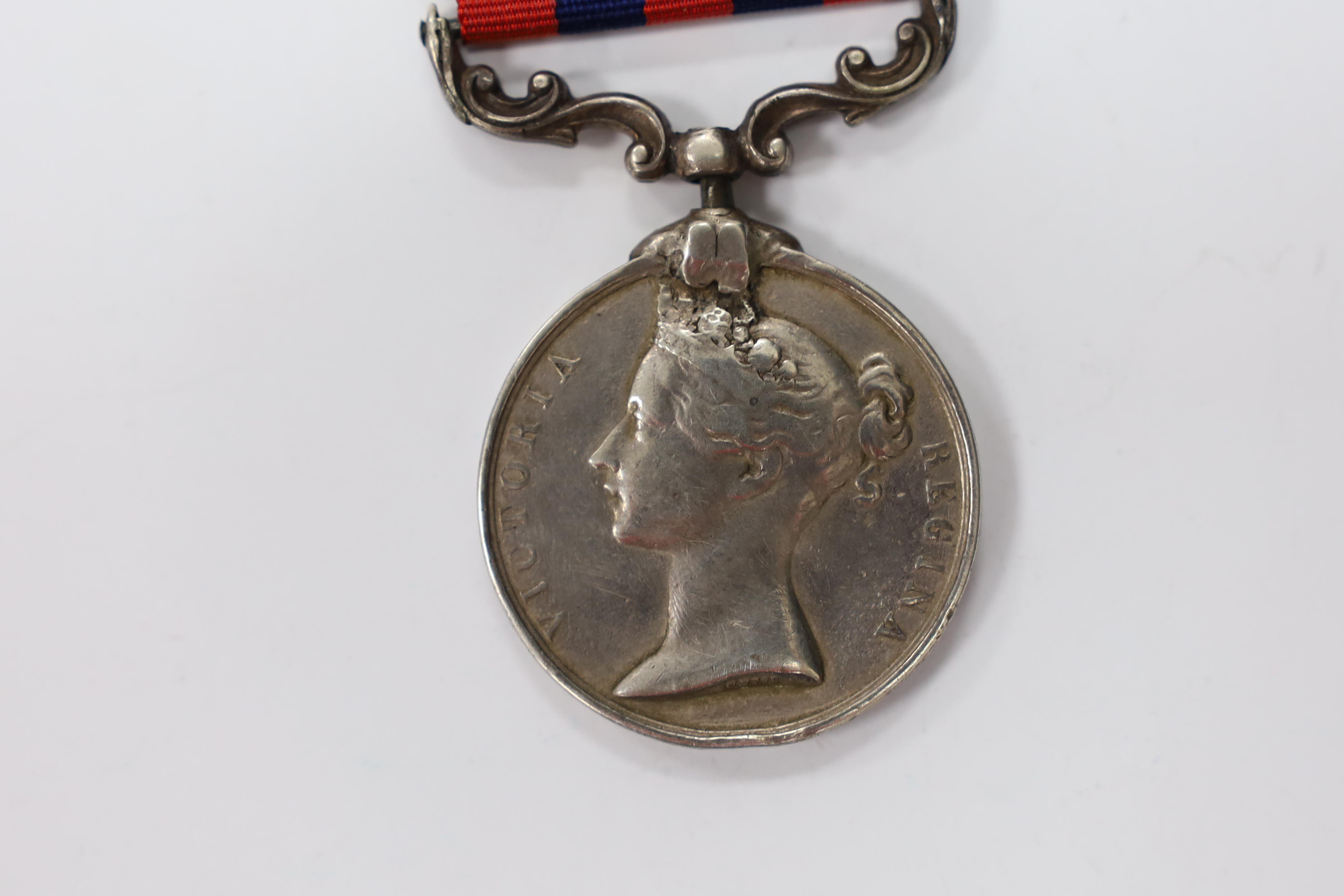 An India General Service Medal with Jowaki and Hazara 1888 clasps to Sepoy Ujiman Newar 43rd Bn Ify